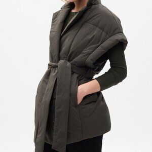 Gap duvet wrap puffer NWT L Tall